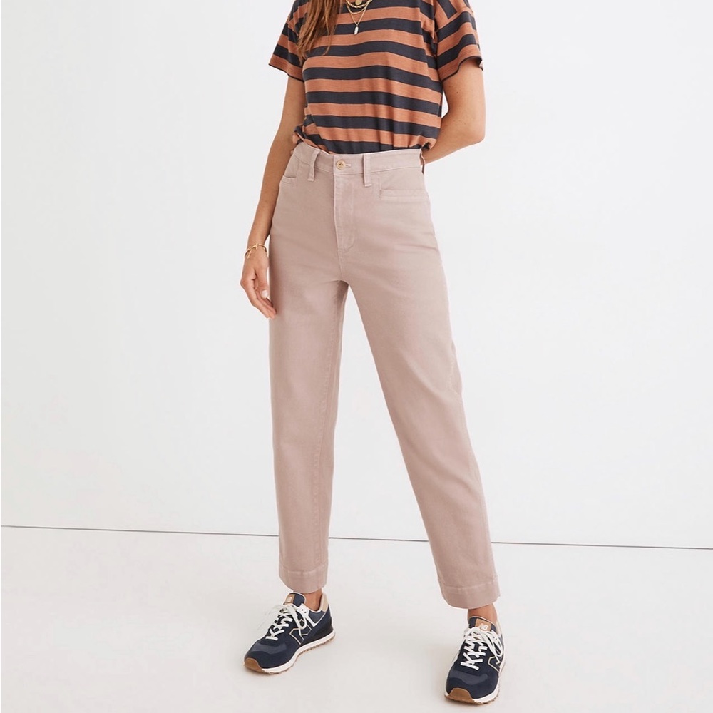 NWT Madewell Slim Emmett Tapered Pants. Size 27